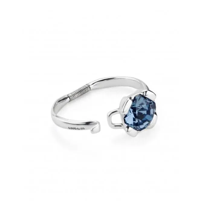 Bracelet Charismatique Bleu Argent pour Femmes avec Cristaux Taillés PUL2356AZUMTL Unode50 Bijoux et Accessoires