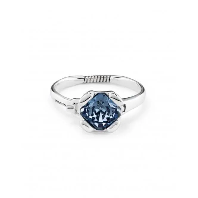 Bracelet Charismatique Bleu Argent pour Femmes avec Cristaux Taillés PUL2356AZUMTL Unode50 Bijoux et Accessoires
