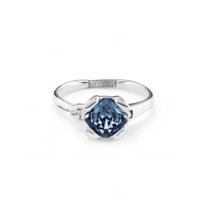 Bracelet Charismatique Bleu Argent pour Femmes avec Cristaux Taillés PUL2356AZUMTL Unode50 Bijoux et Accessoires