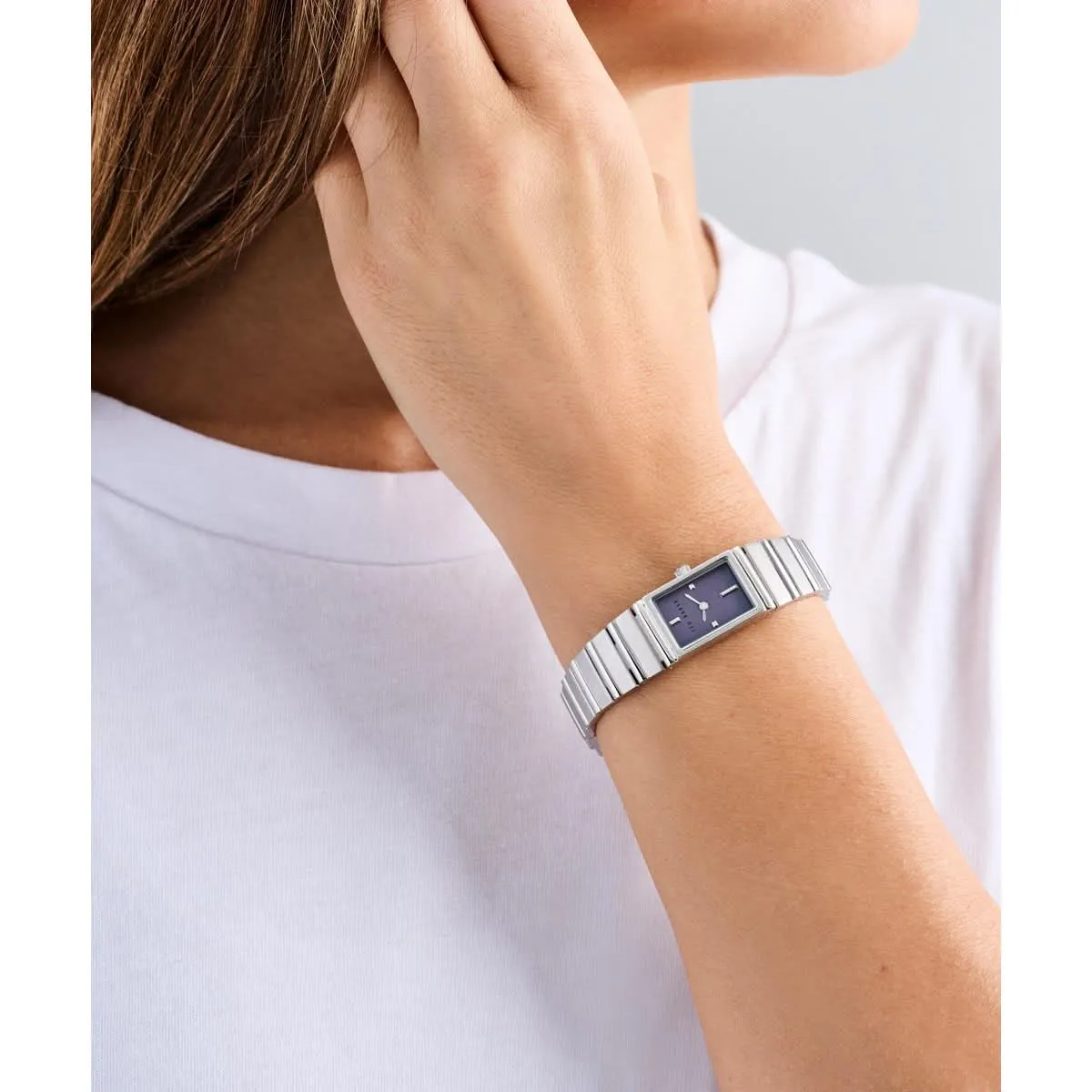 Montre Classique Chic Bleue pour Femme BKPLLS501