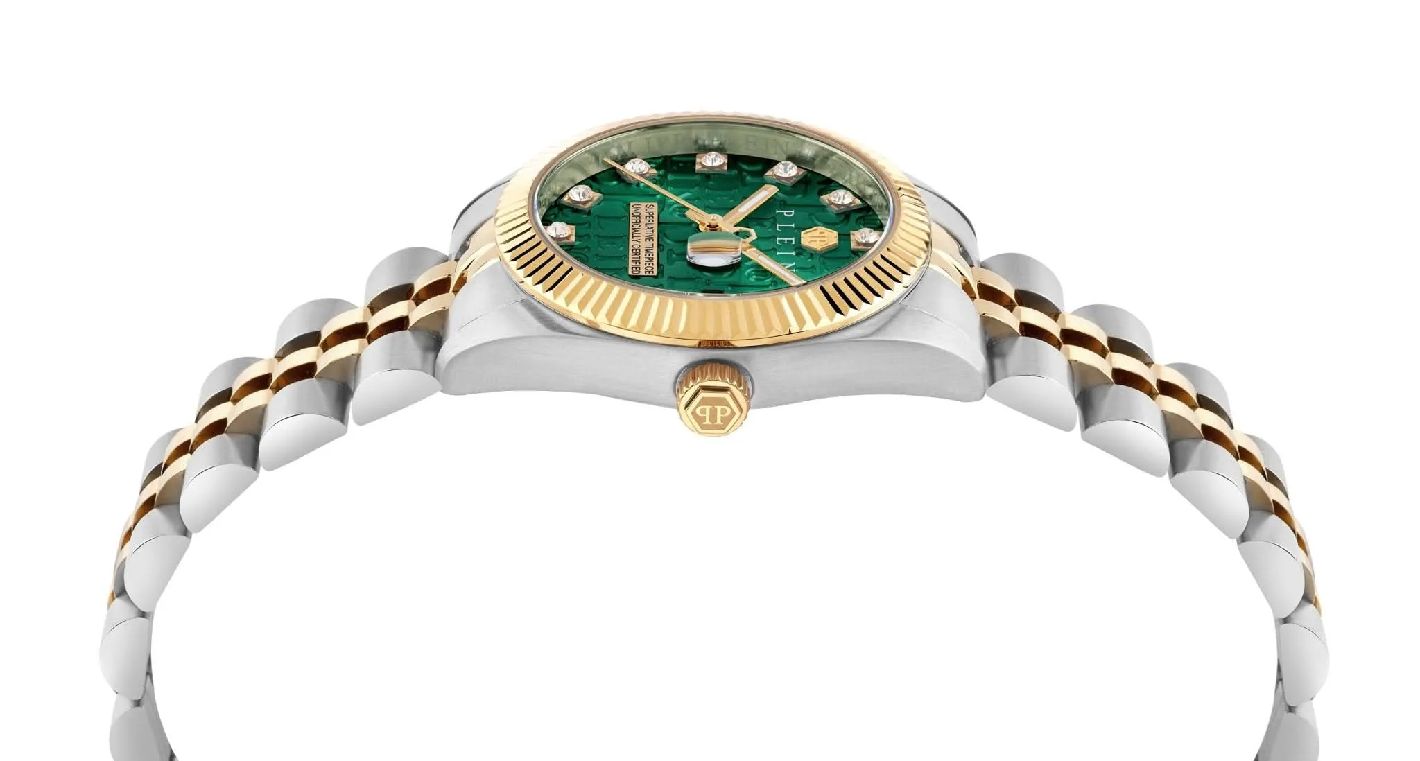 Montre Dame Date Superlative Verte PWNFA0325