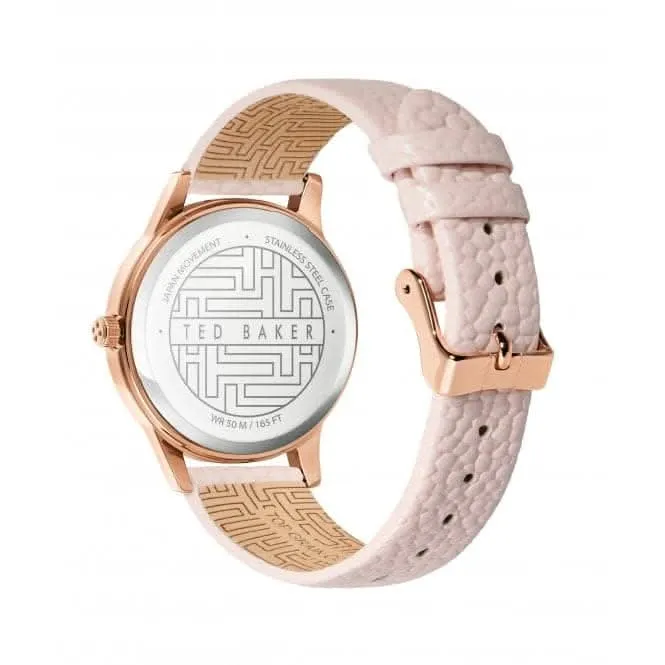 Montre pour dames Fitzrovia Charm en cuir rose BKPFZF122