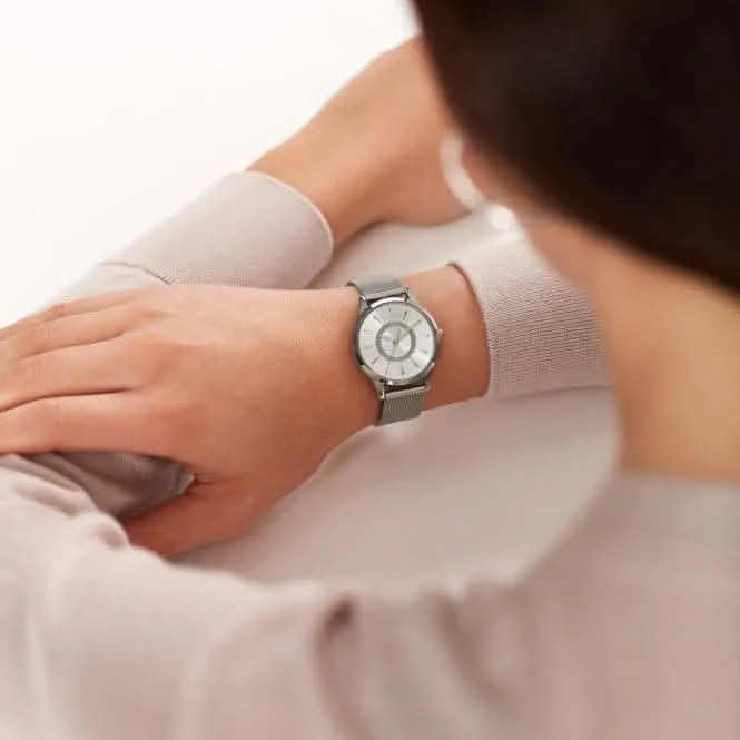 Montre pour dames Fitzrovia Charm en maille argentée BKPFZF126