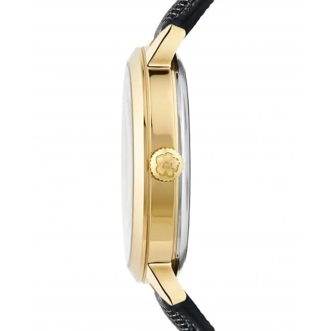 Montre en cuir noir Lilabel pour femmes BKPLIF204