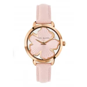 Montre en cuir rose Lilabel pour femmes BKPLIF201