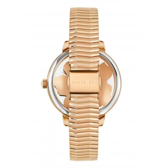 Montre pour femmes Lilabel en acier inoxydable finition or rose BKPLIF202