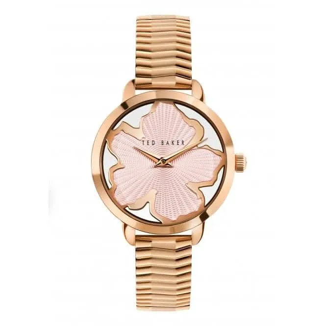 Montre pour femmes Lilabel en acier inoxydable finition or rose BKPLIF202