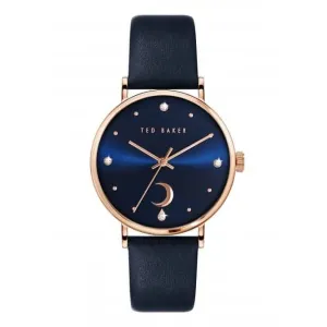 Montre en cuir bleu Phylipa Moon pour dames BKPPHF131
