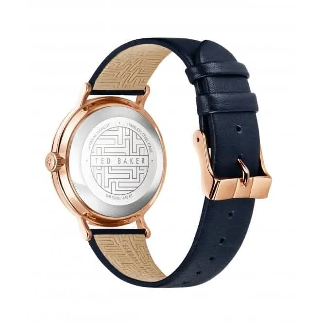 Montre en cuir bleu Phylipa Moon pour dames BKPPHF131