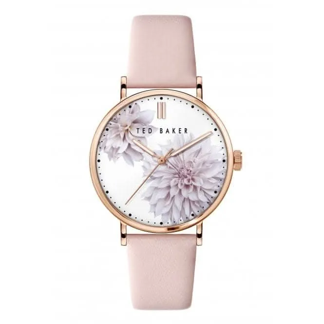 Montre pour dames Phylipa Peonia en acier inoxydable finition or rose BKPPHF008
