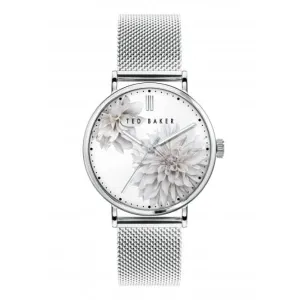 Montre pour dames Phylipa Peonia en acier inoxydable finition argentée BKPPHF009