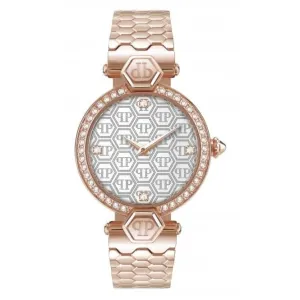Montre pour femme en acier inoxydable Plein Couture or rose PWEAA0821