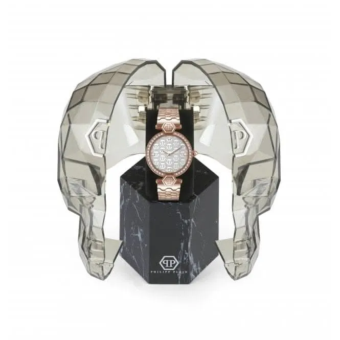 Montre pour femme en acier inoxydable Plein Couture or rose PWEAA0821