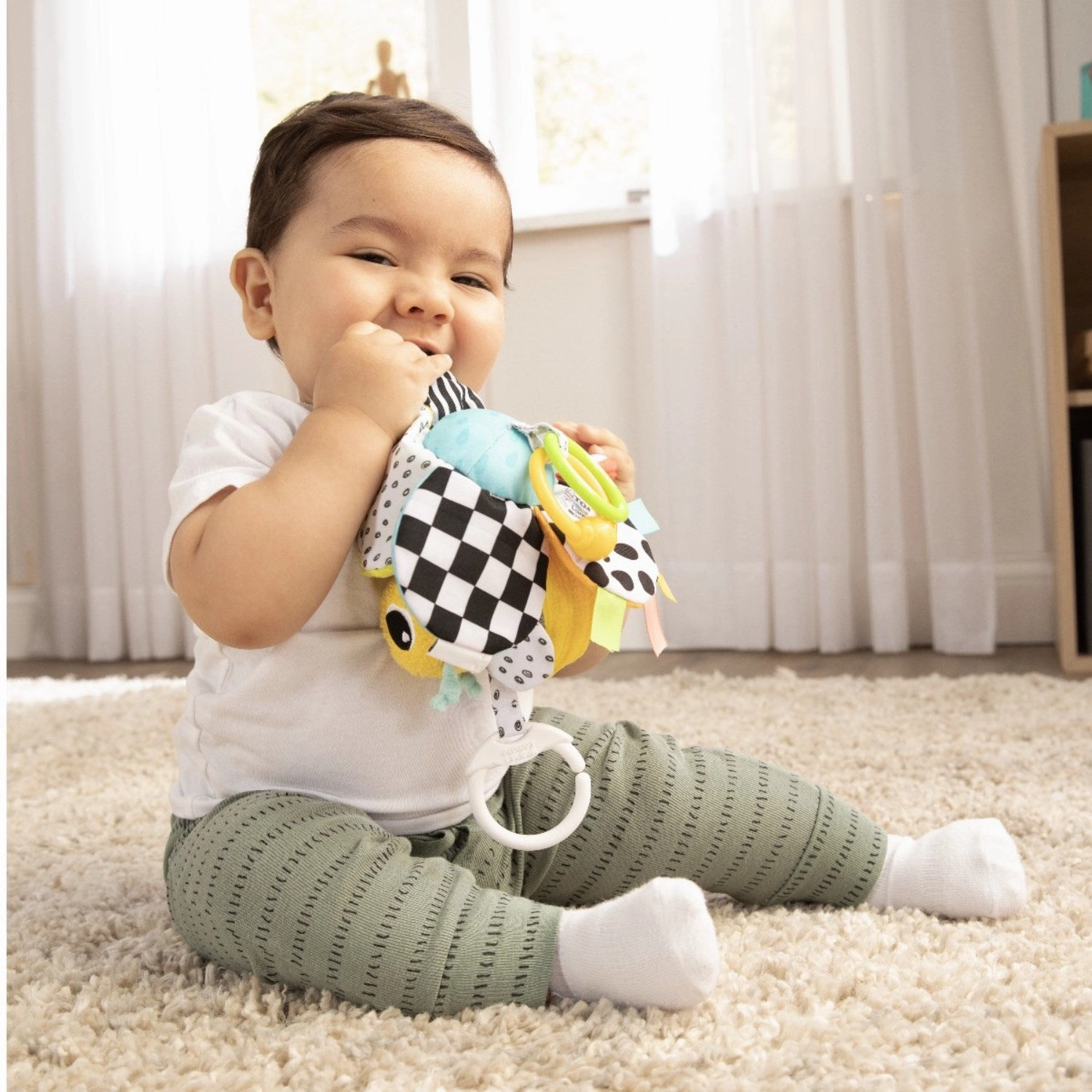 Lamaze Flower Rattle with Hanger