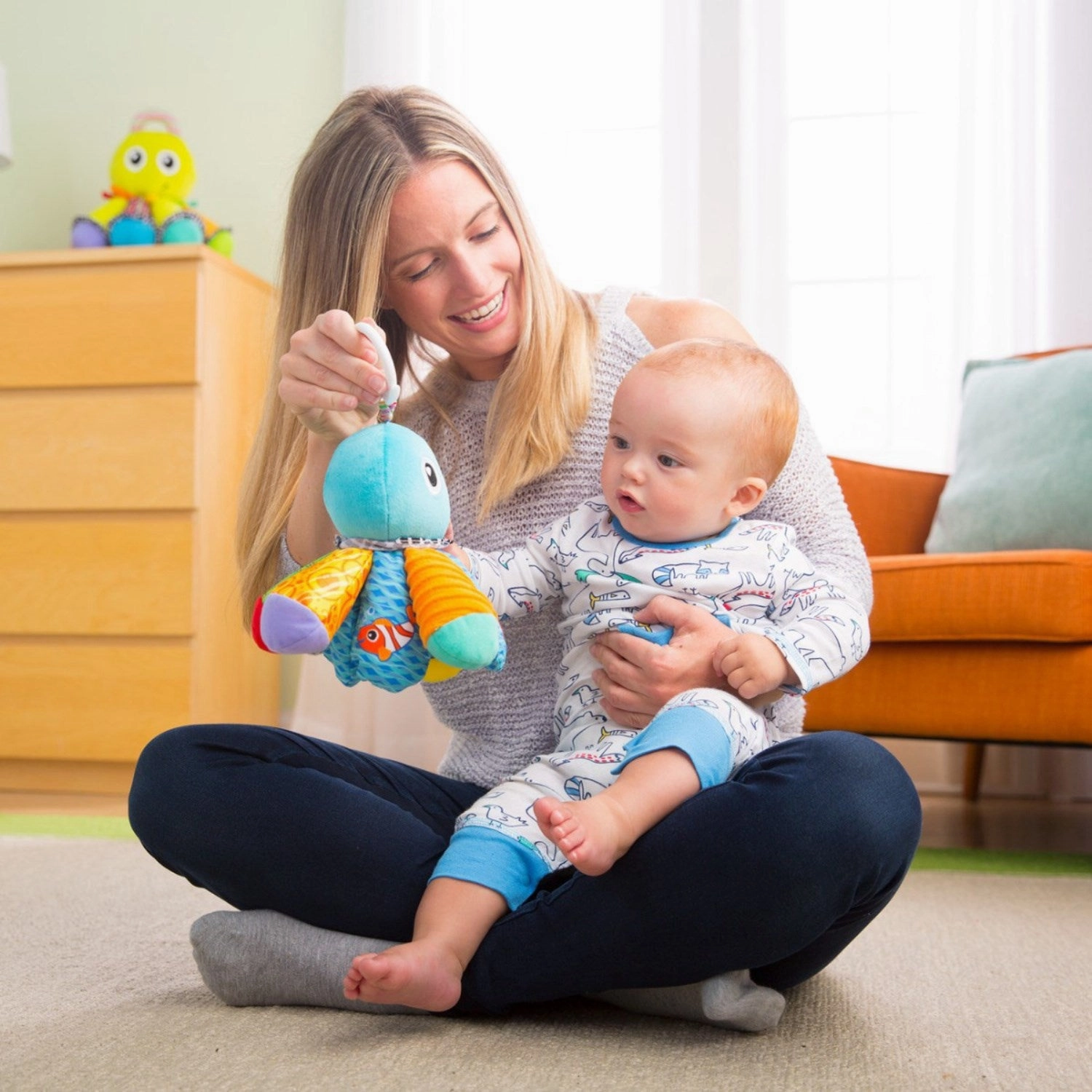 Lamaze Octopus Sam Clip Toy