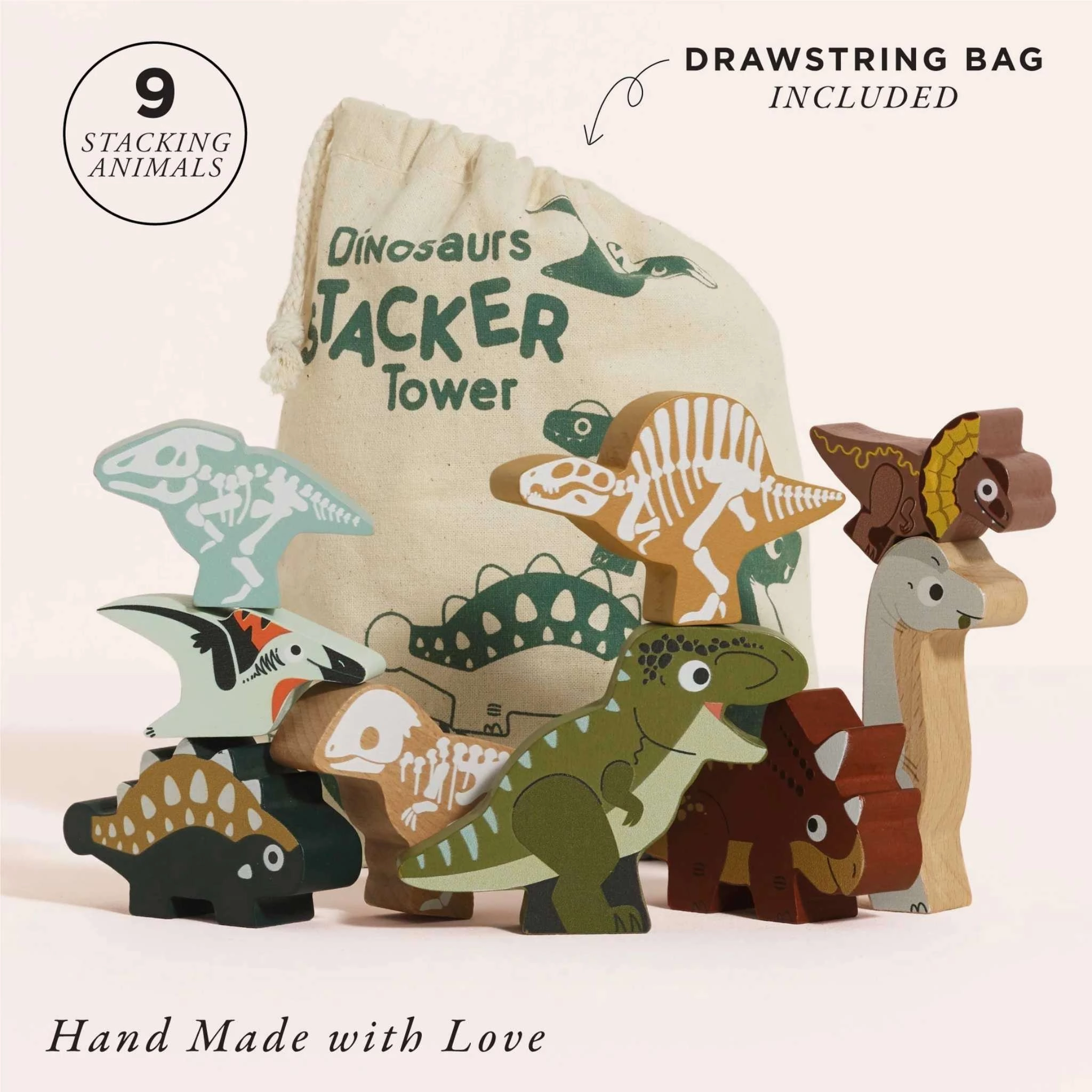 Le Toy Van Jurassic Stacking Dinosaurs