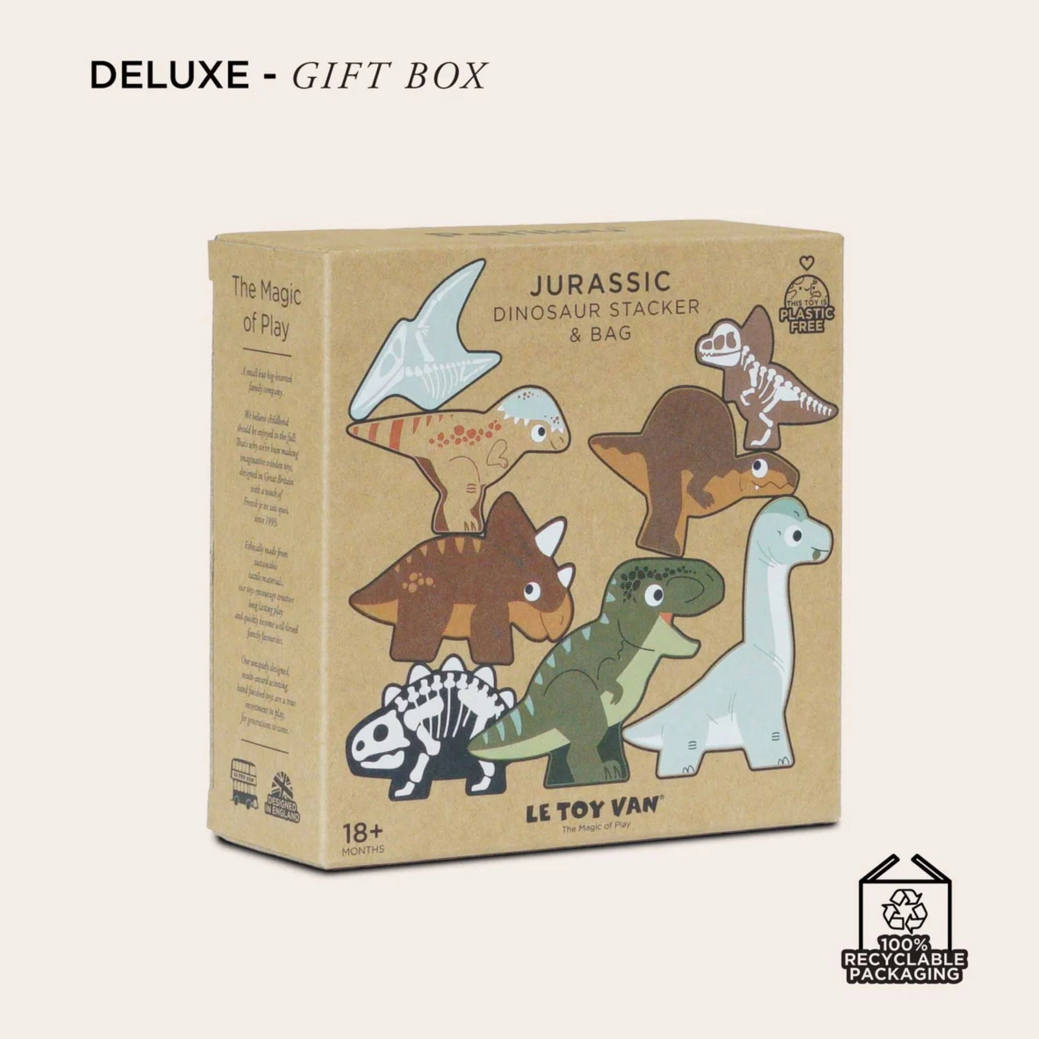 Le Toy Van Jurassic Stacking Dinosaurs