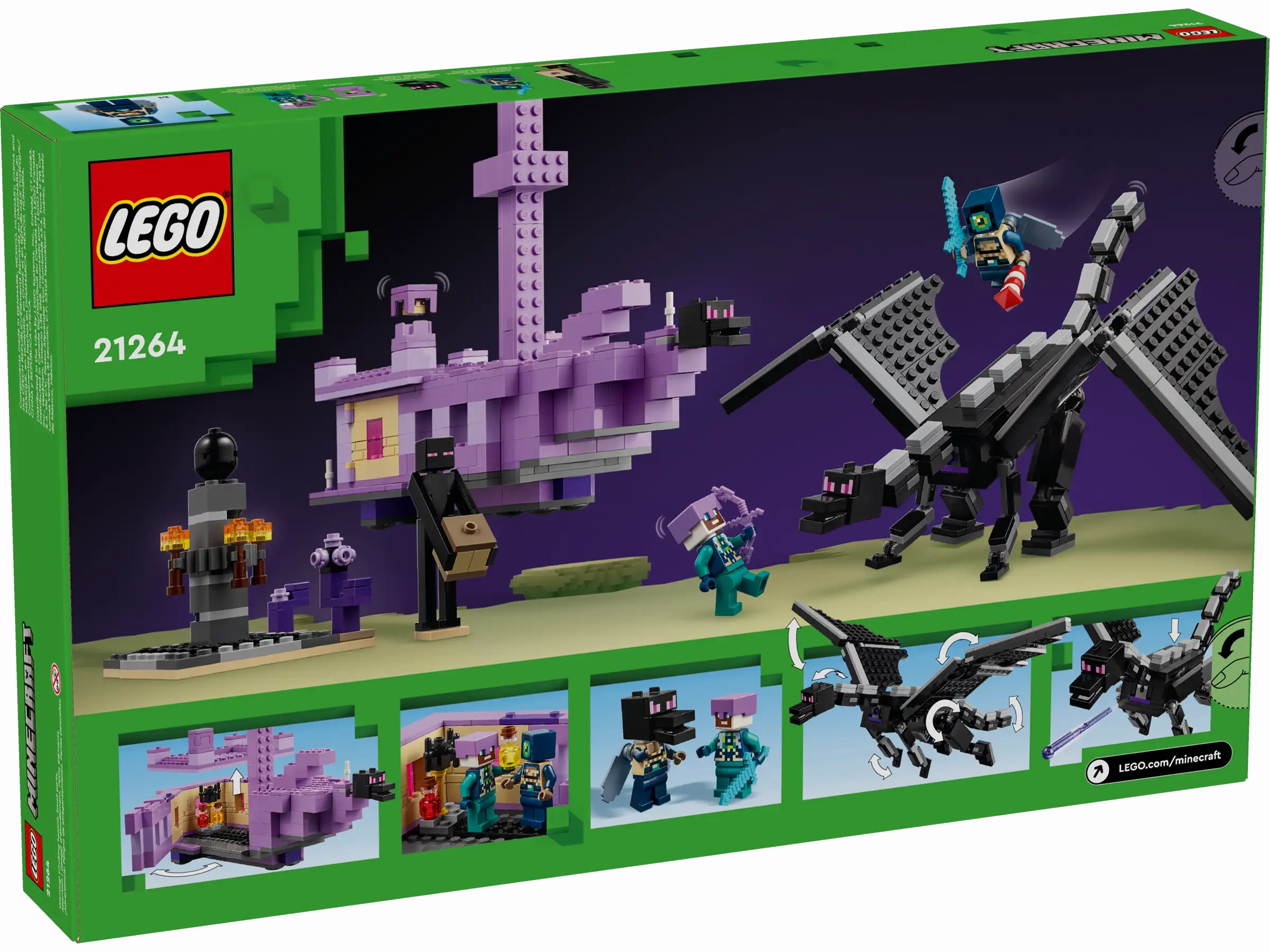 LEGO 21264 Minecraft The Ender Dragon and End Ship