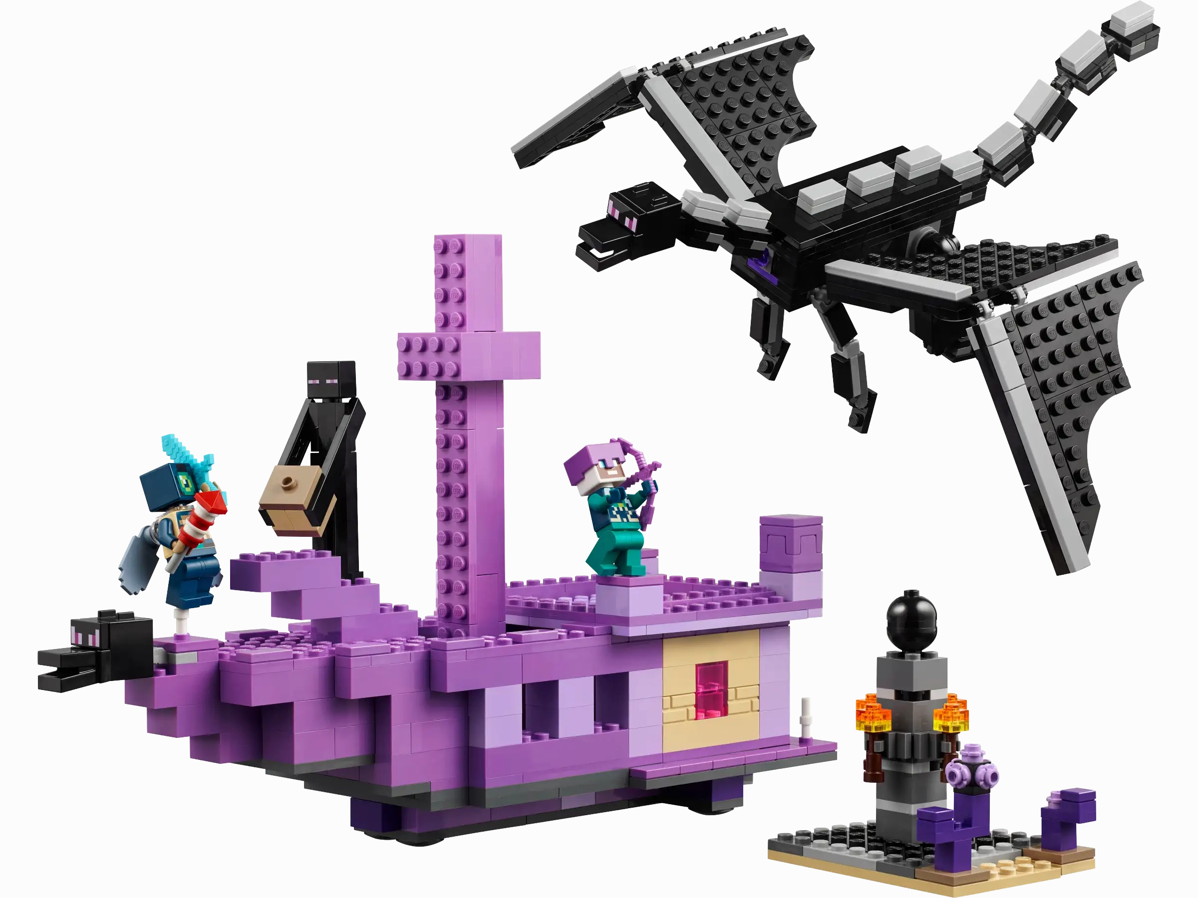 LEGO 21264 Minecraft The Ender Dragon and End Ship
