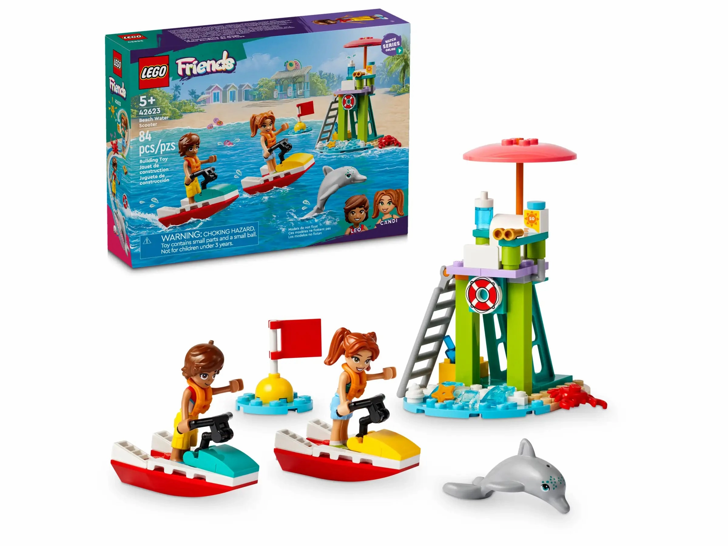 LEGO 42623 Friends Beach Water Scooter Lifeguard