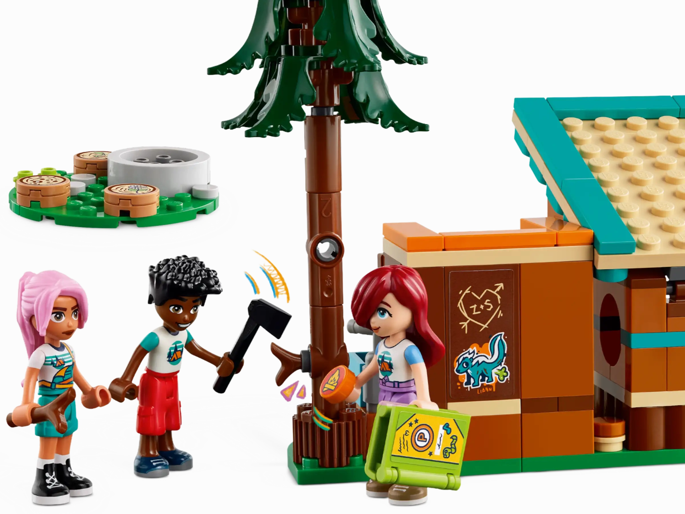 LEGO 42624 Friends Adventure Camp Cozy Cabins Camping