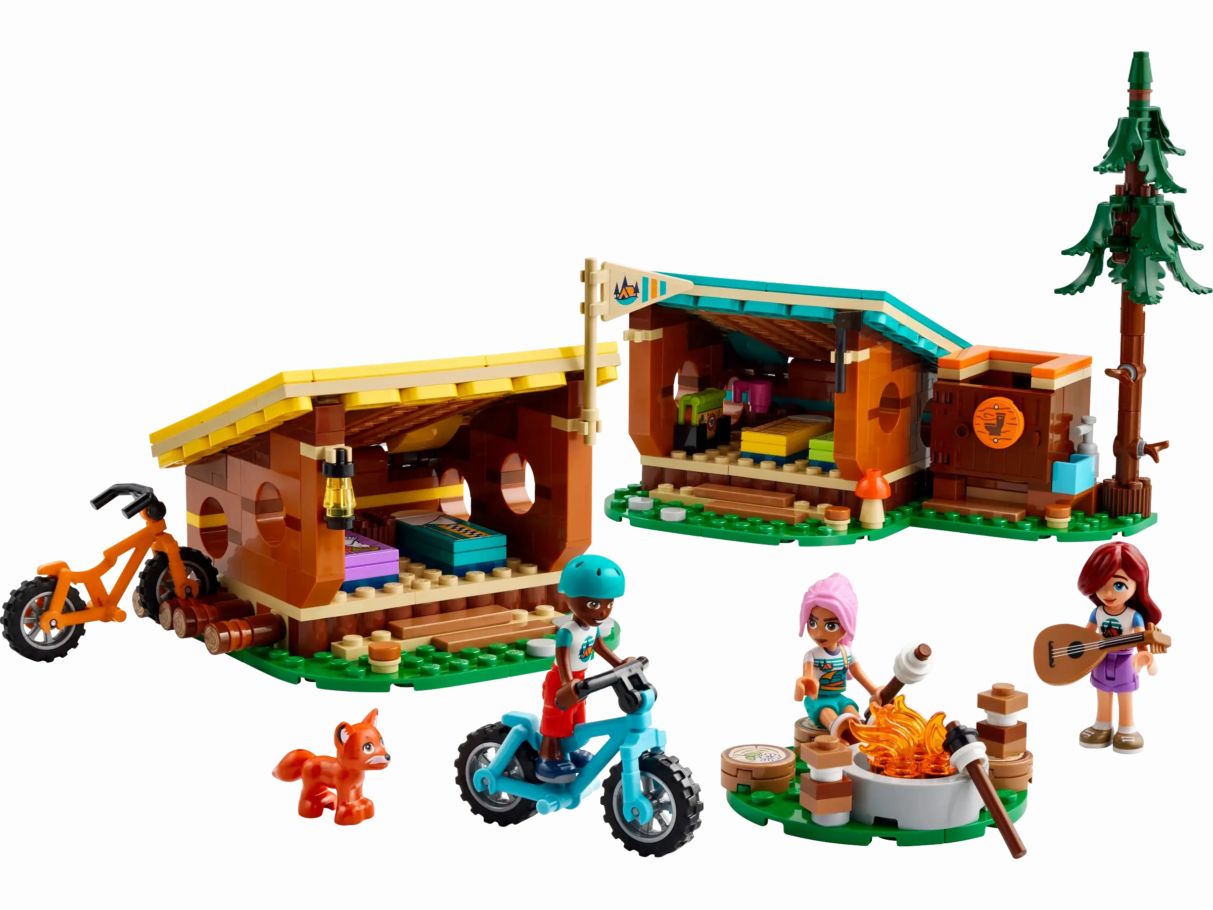 LEGO 42624 Friends Adventure Camp Cozy Cabins Camping