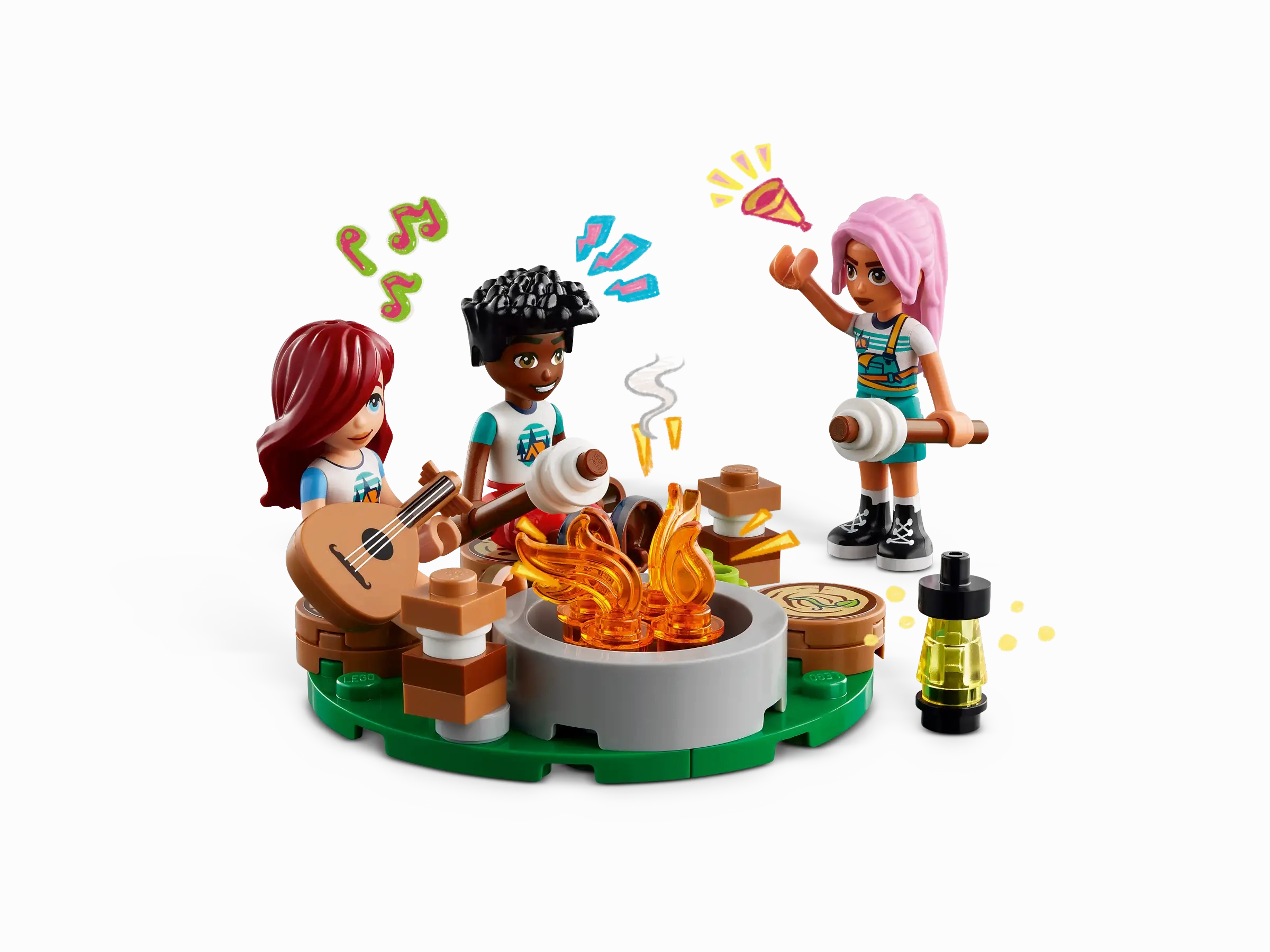 LEGO 42624 Friends Adventure Camp Cozy Cabins Camping