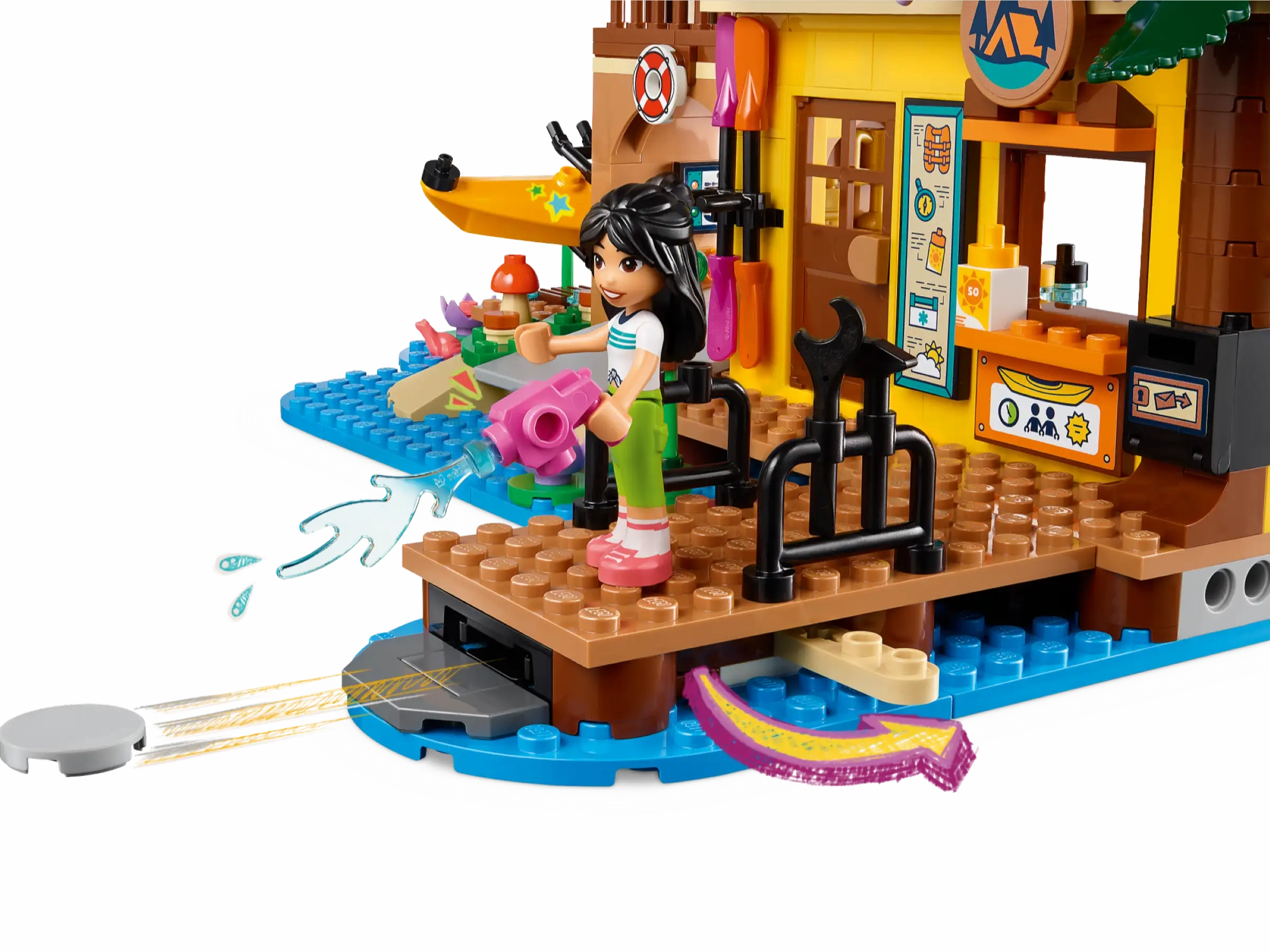 LEGO 42626 Friends Adventure Camp Water Sports Building