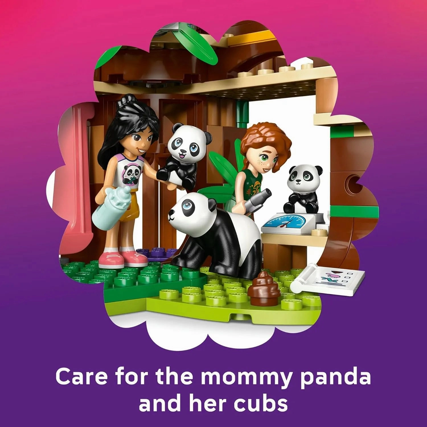 LEGO 42648 Panda Sanctuary Animal Care