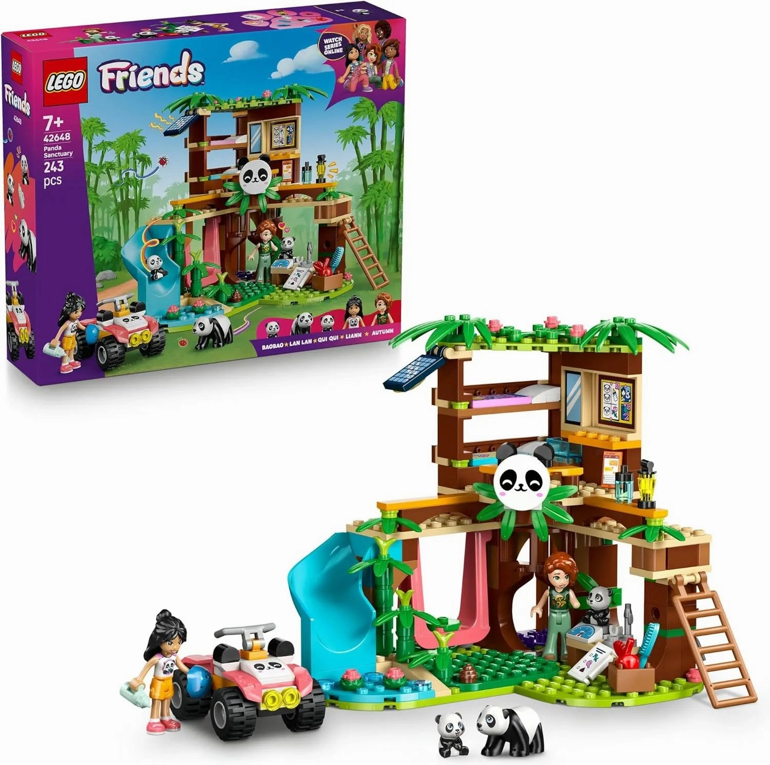 LEGO 42648 Panda Sanctuary Animal Care