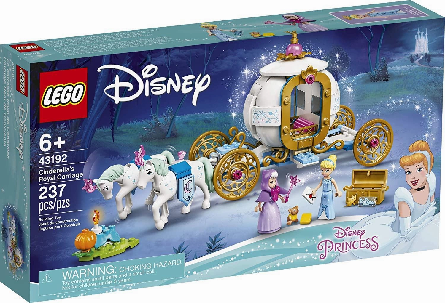 LEGO 43192 Disney Cinderellas Royal Carriage