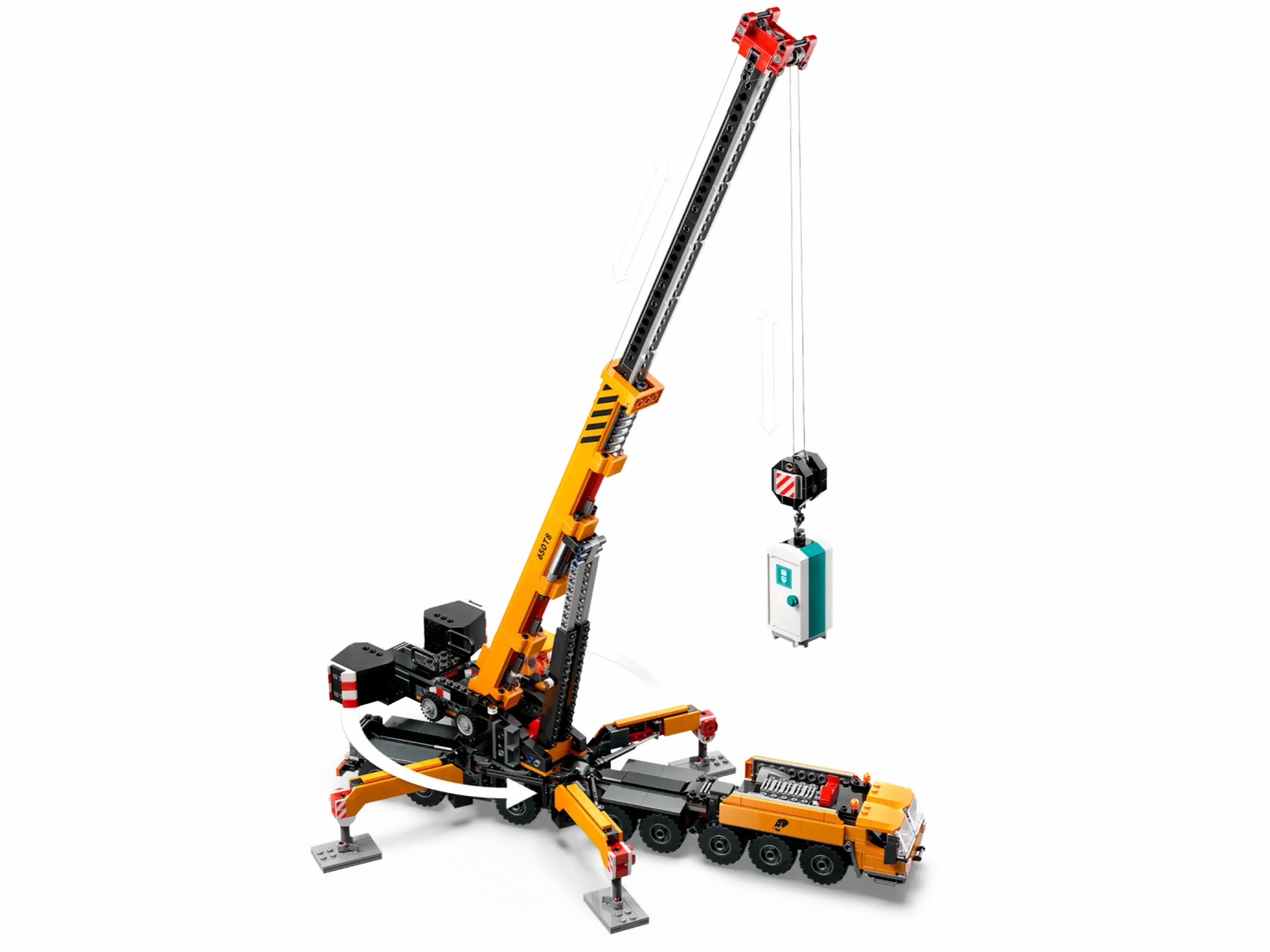 LEGO 60409 City Yellow Mobile Construction Crane