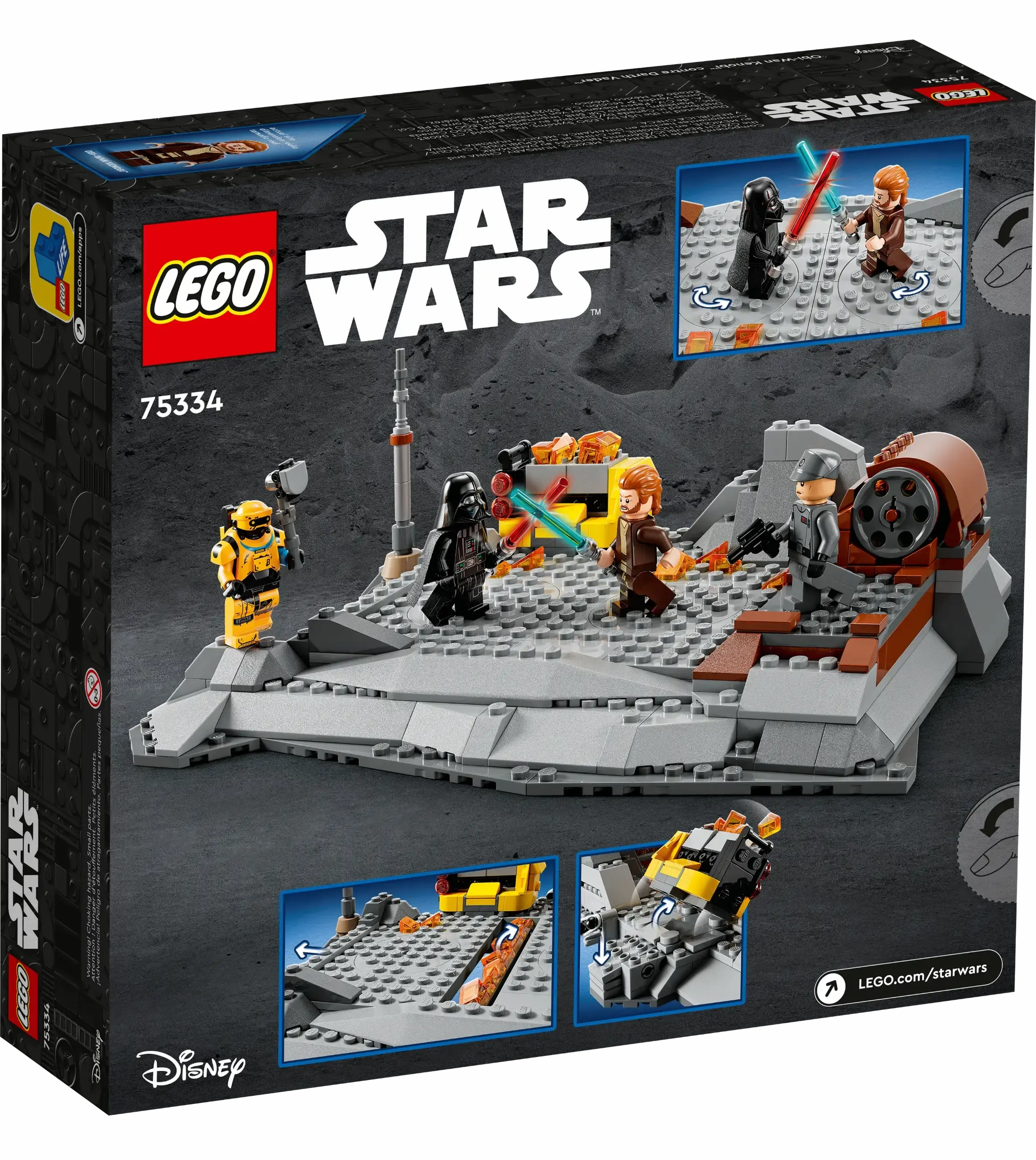 LEGO 75334 STAR WARS Obi-Wan Kenobi vs Darth Vader