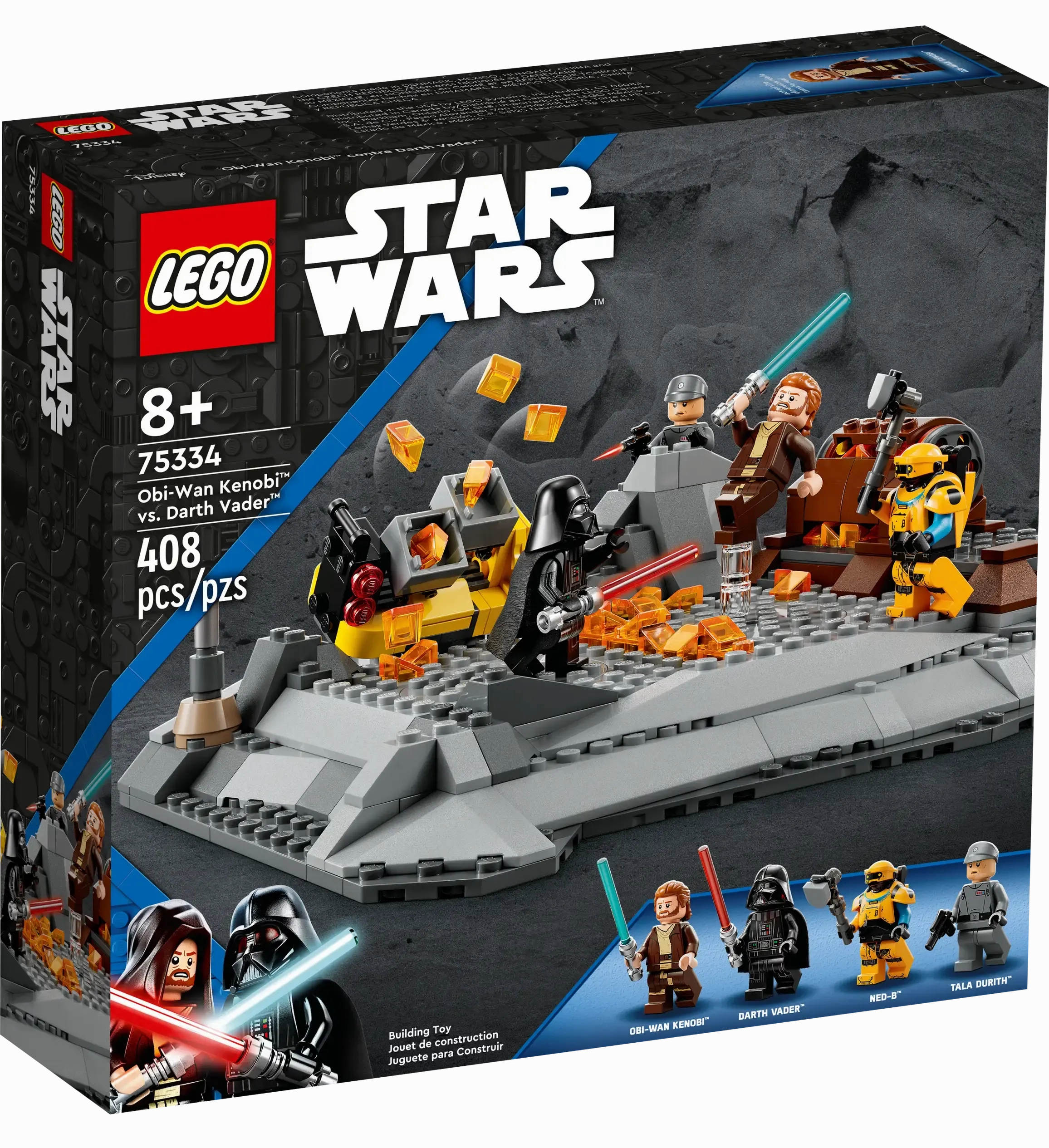 LEGO 75334 STAR WARS Obi-Wan Kenobi vs Darth Vader