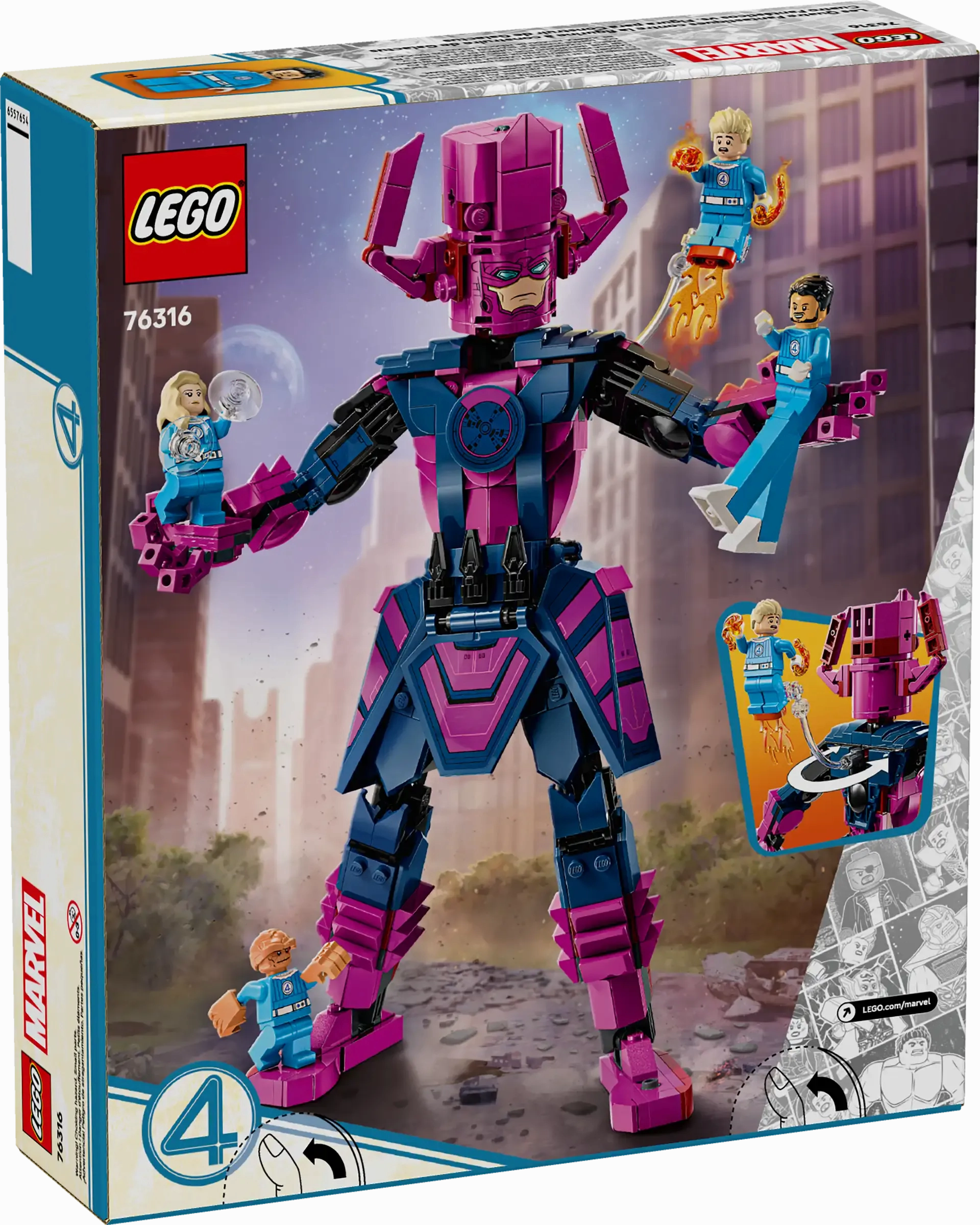 LEGO 76316 MARVEL Fantastic Four vs. Galactus Construction Figure