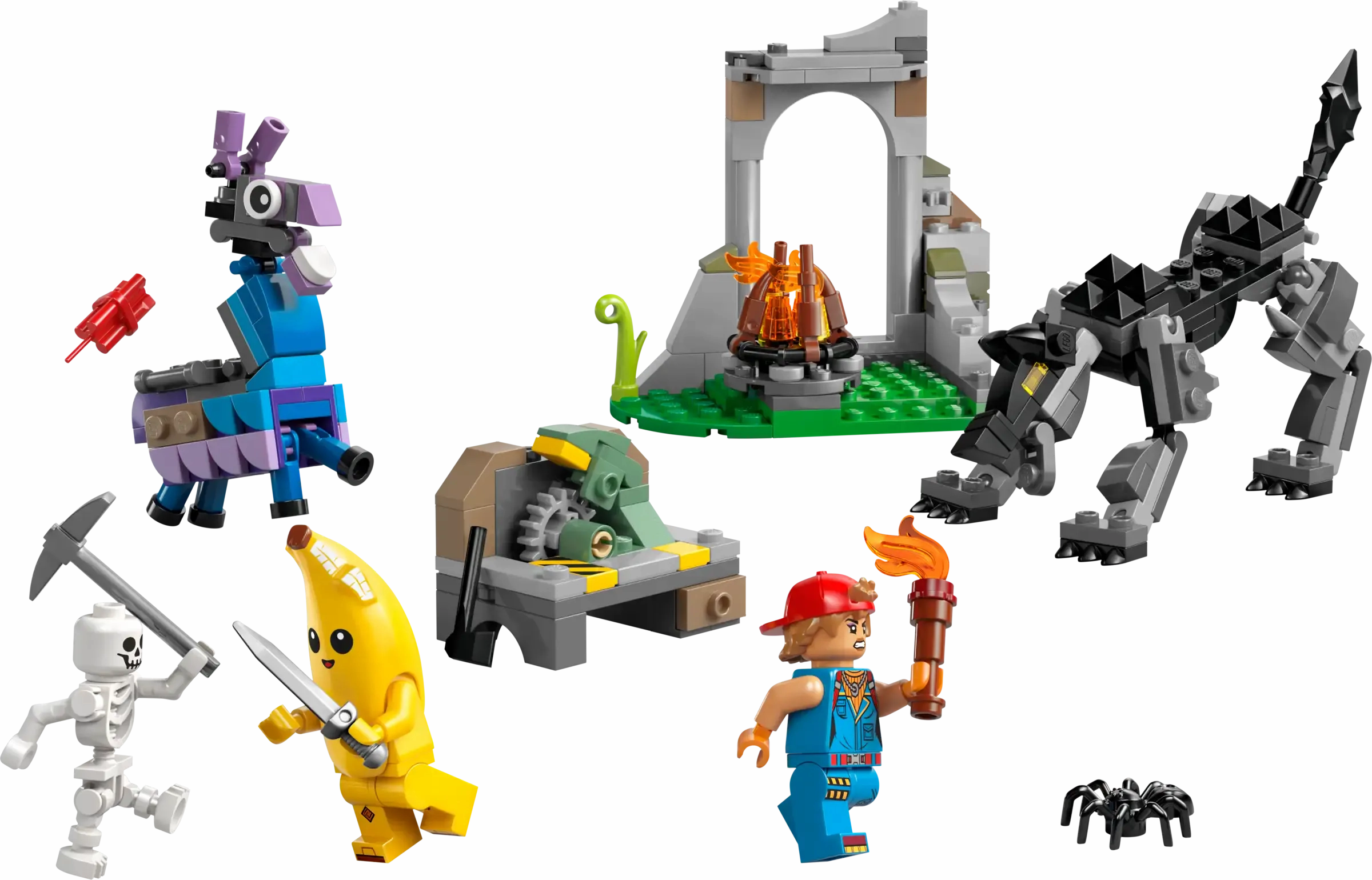 LEGO 77075 FORTNITE Peely & Sparkplug's Camp