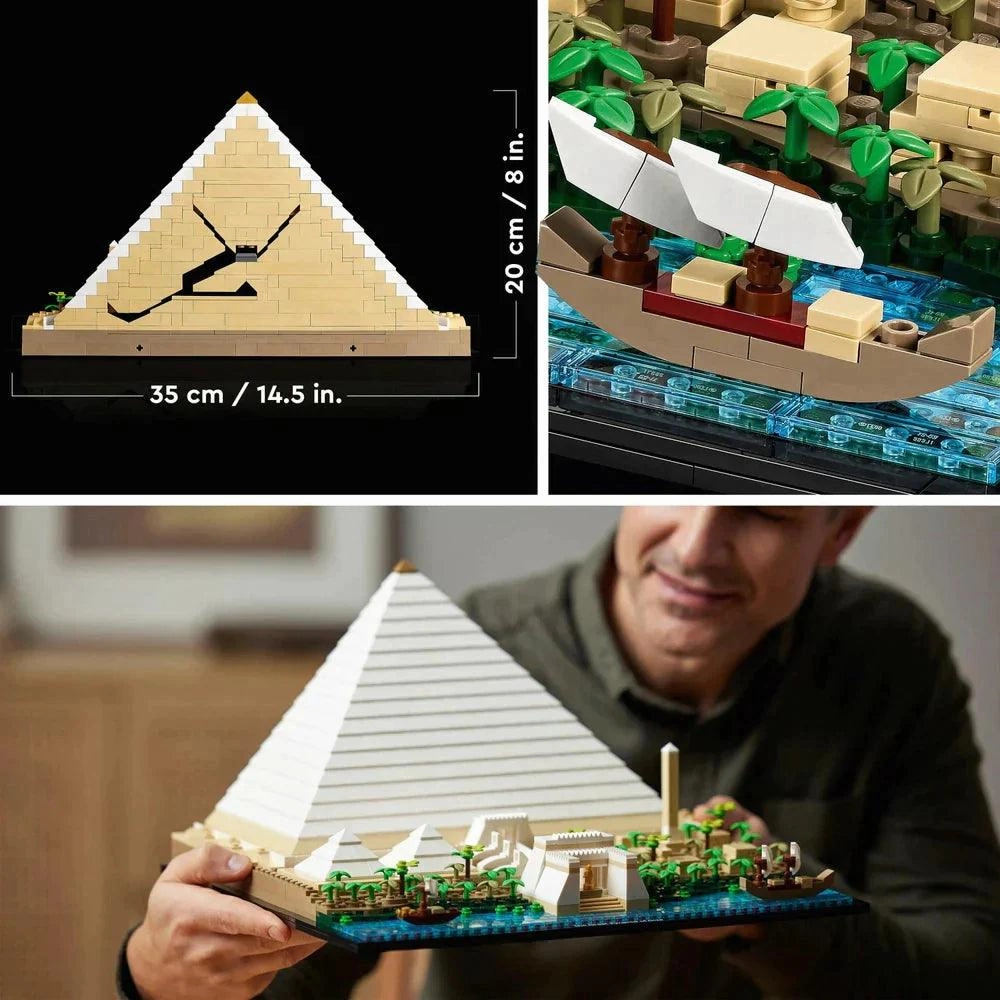 LEGO ARCHITECTURE 21058 Great Pyramid of Giza Set for Adults