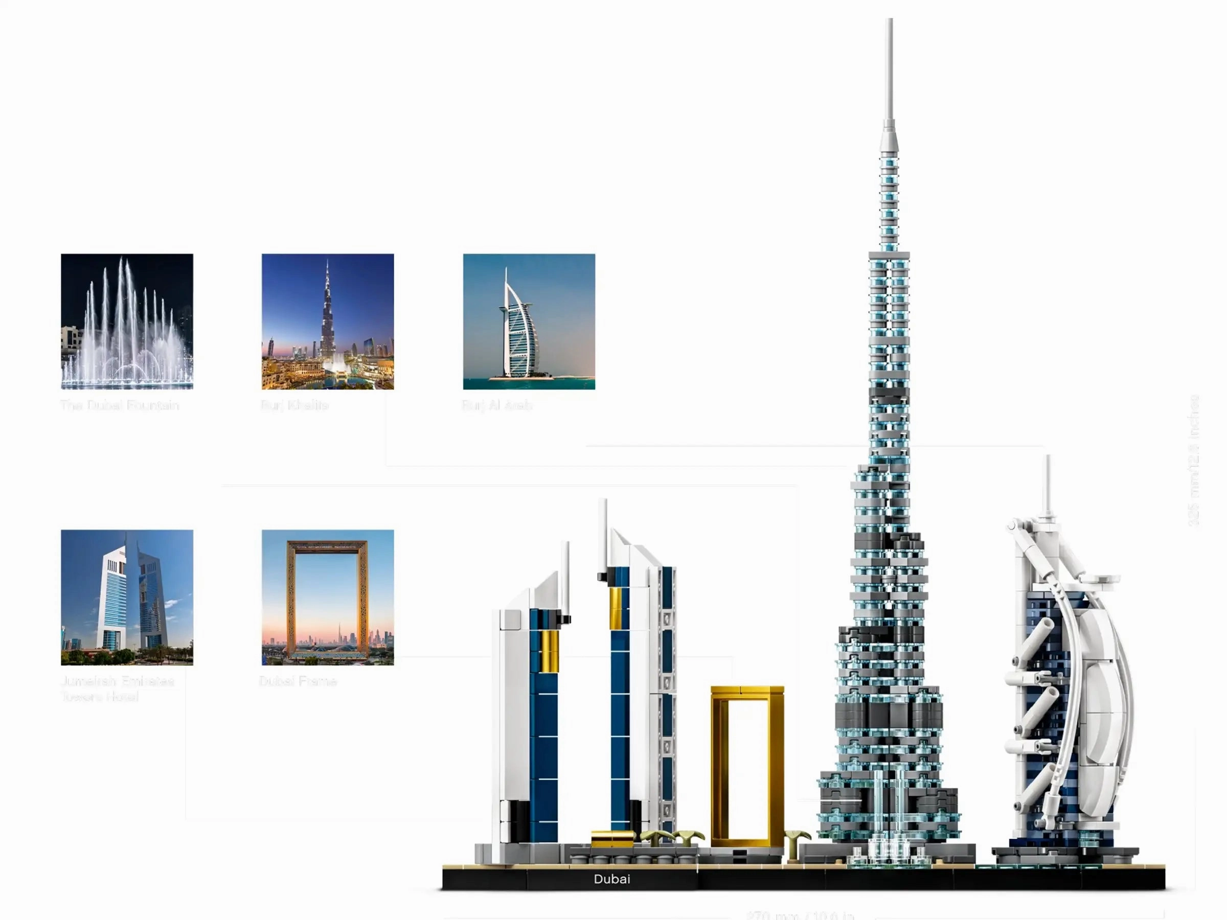 LEGO ARCHITECTURE 21502 Dubai Skyline