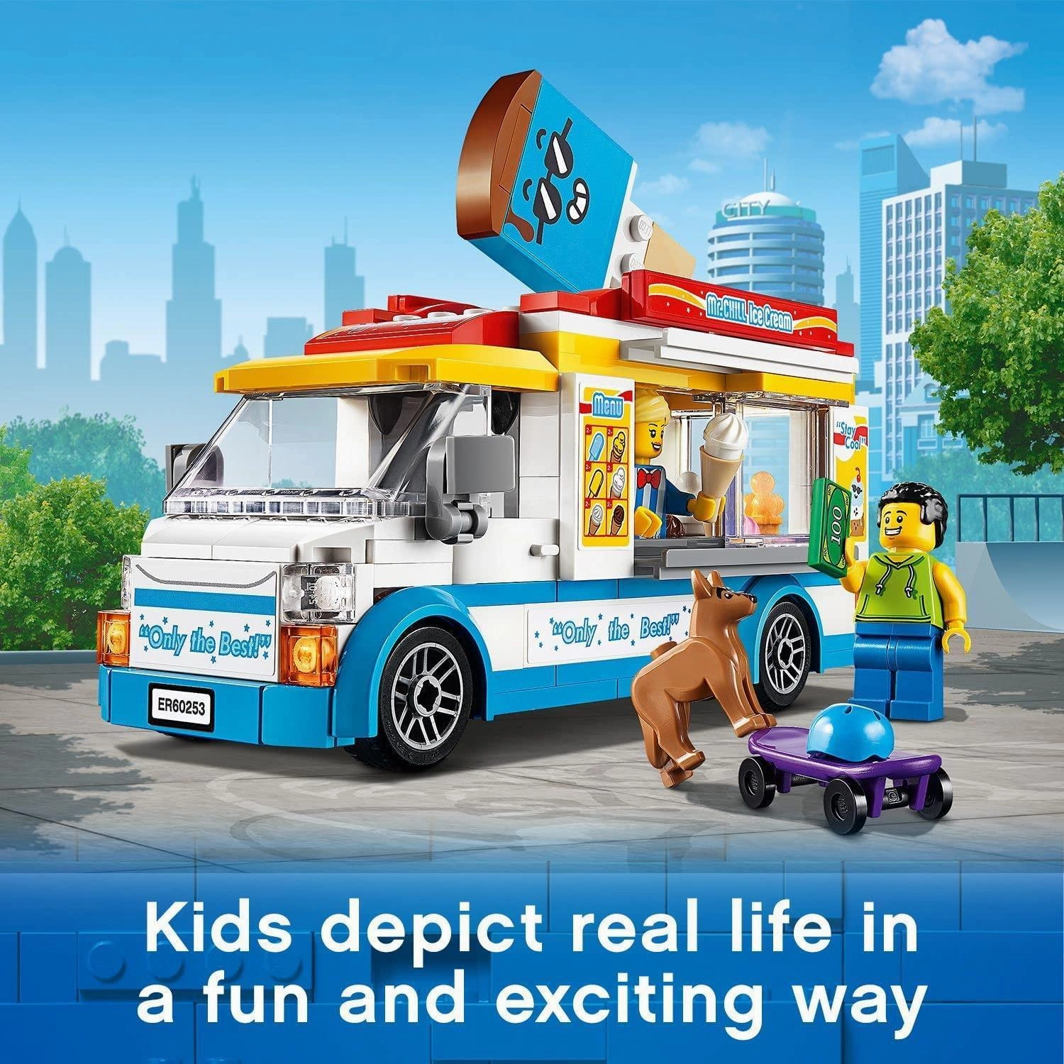 LEGO CITY 60253 Great Vehicles Ice Cream Truck