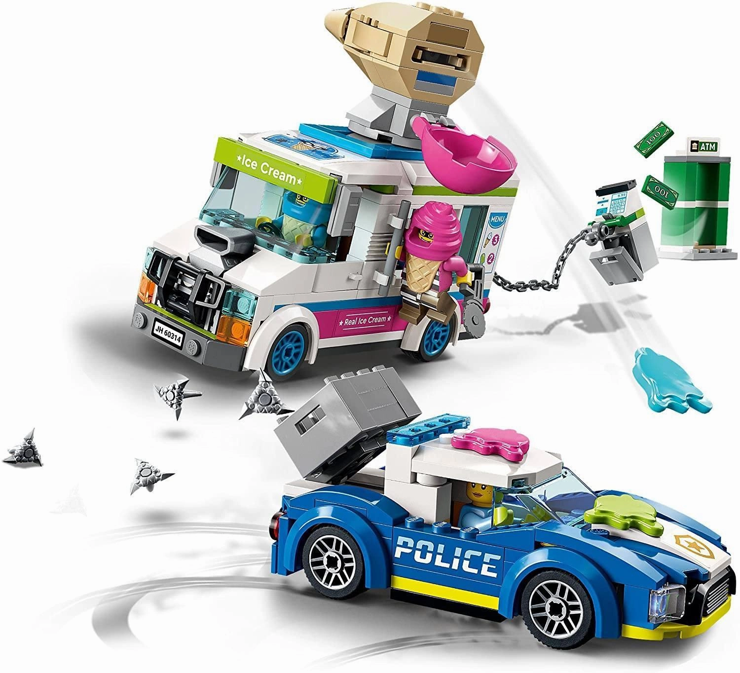 LEGO CITY 60314 Ice Cream Truck Police Chase