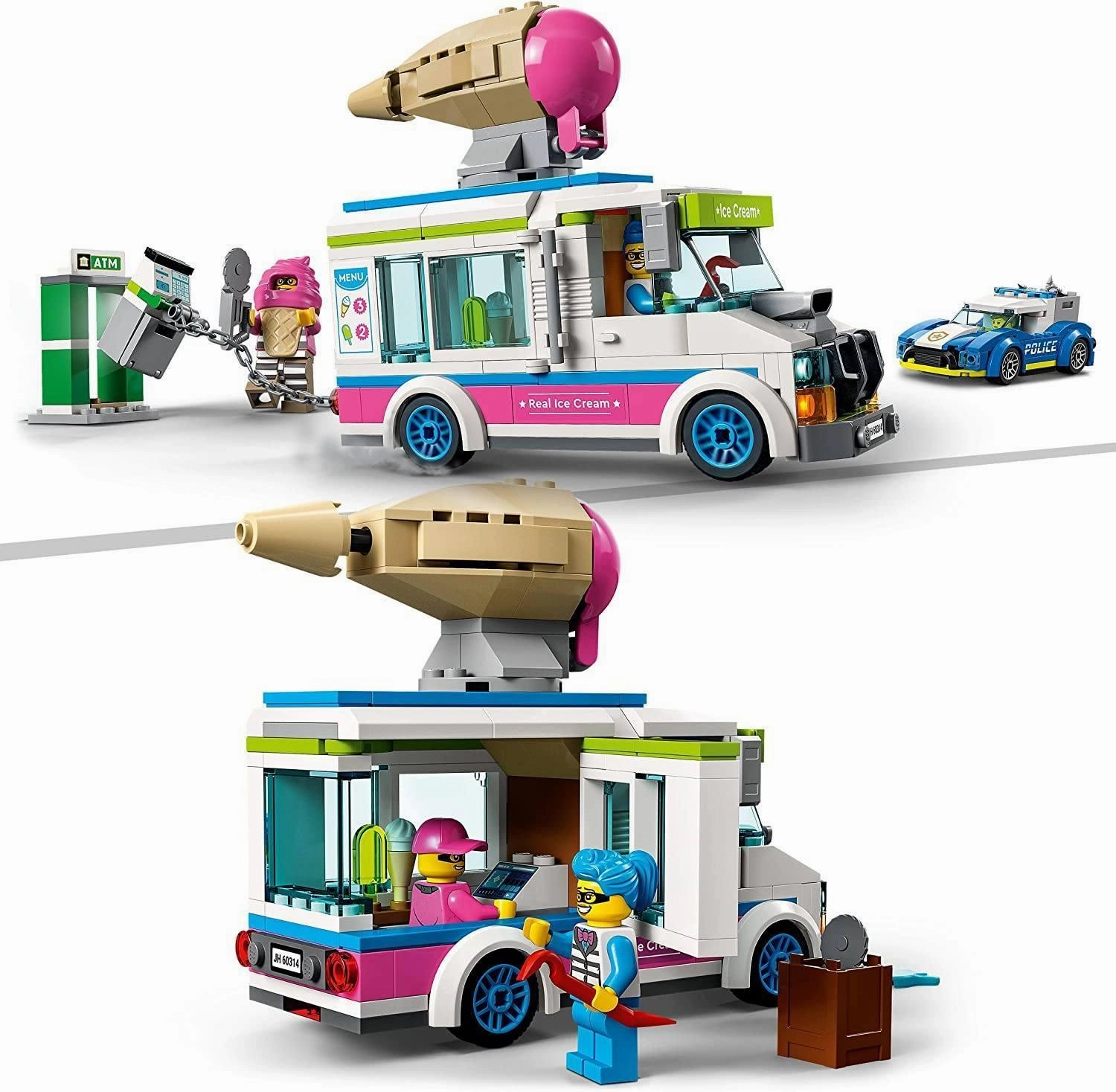 LEGO CITY 60314 Ice Cream Truck Police Chase