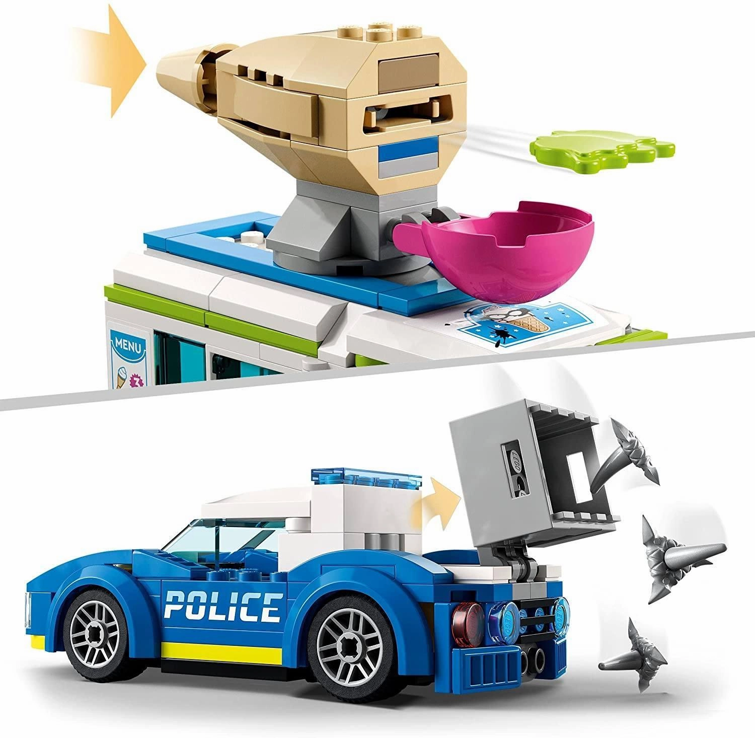 LEGO CITY 60314 Ice Cream Truck Police Chase