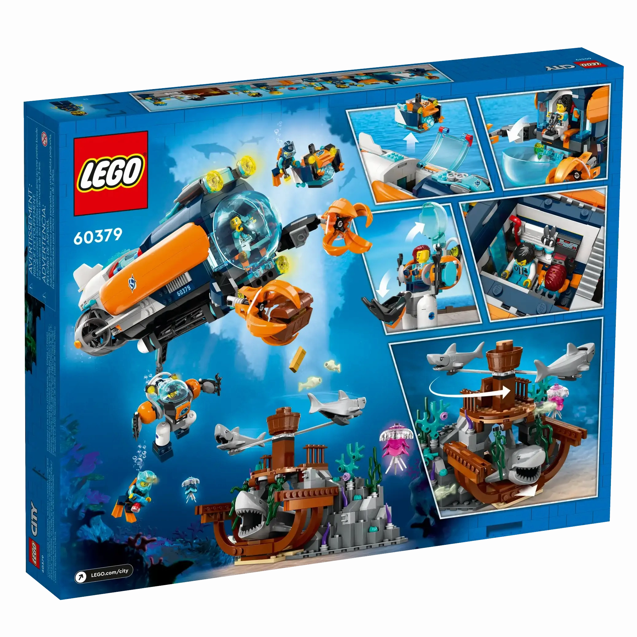 LEGO CITY 60379 Deep-Sea Explorer Submarine