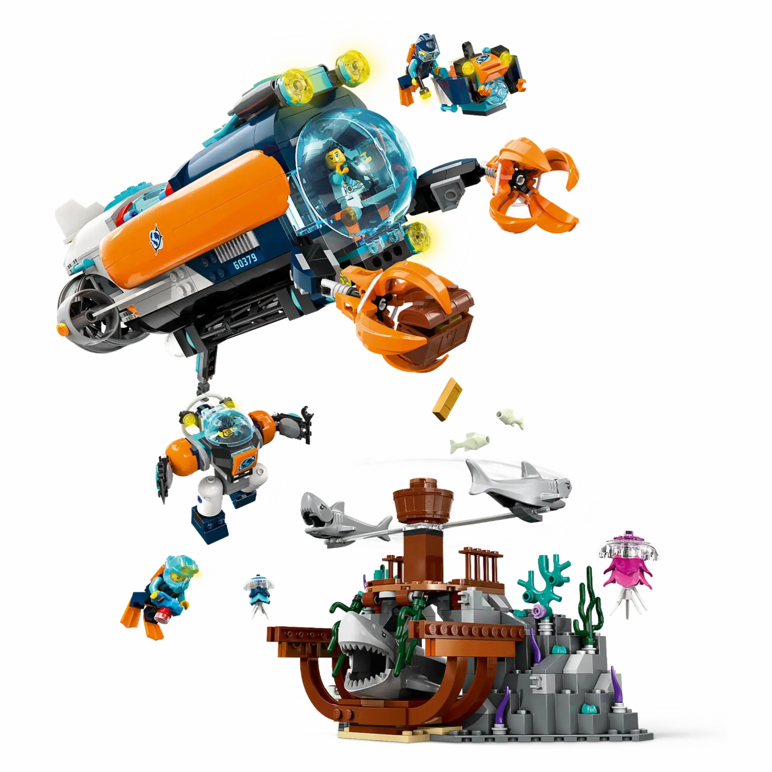 LEGO CITY 60379 Deep-Sea Explorer Submarine