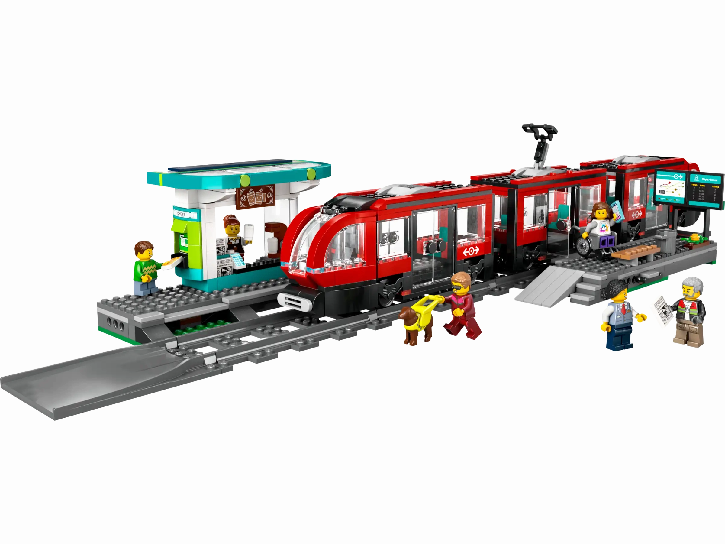 LEGO CITY 60423 Downtown Streetcar and Station