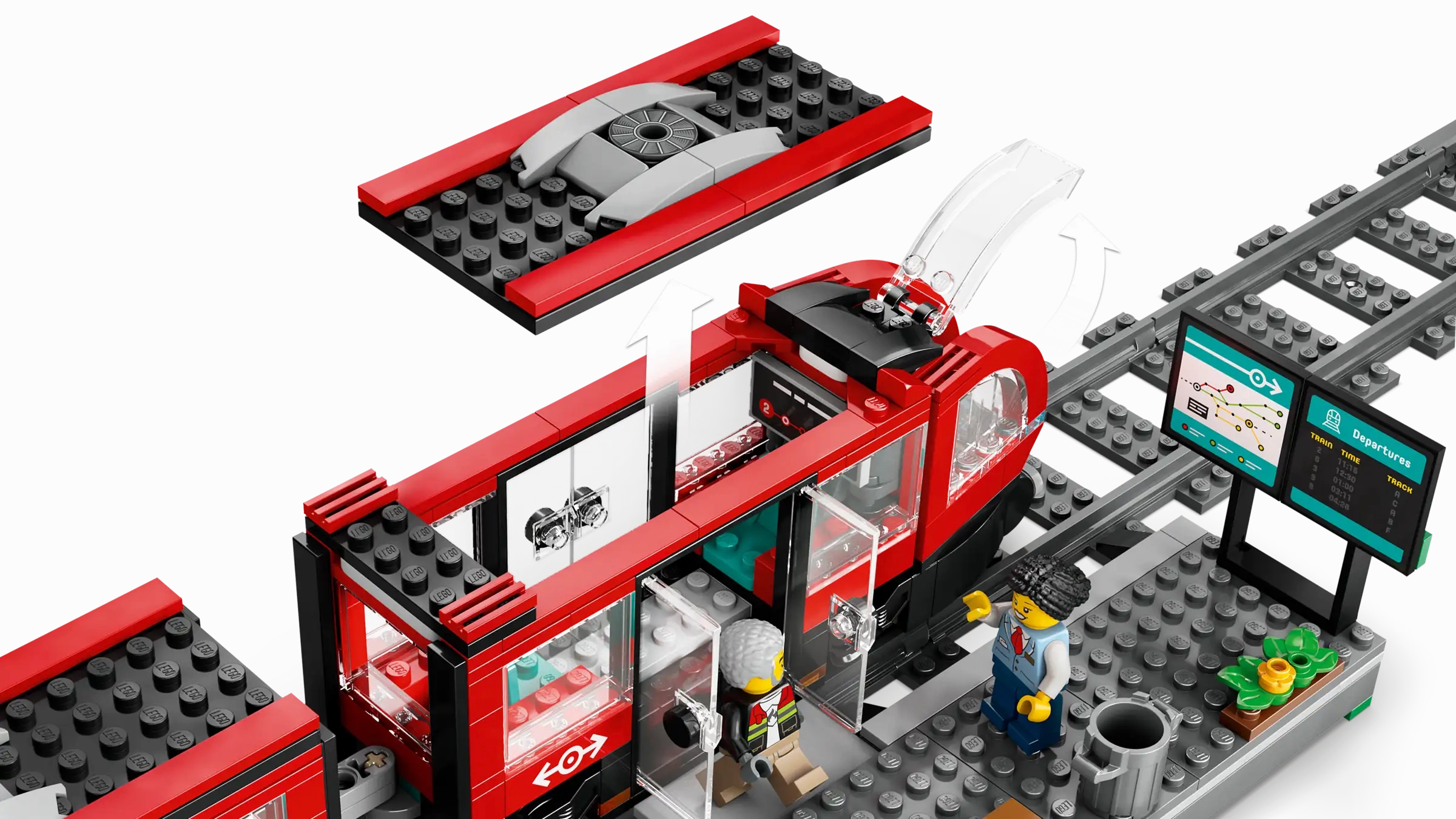 LEGO CITY 60423 Downtown Streetcar and Station