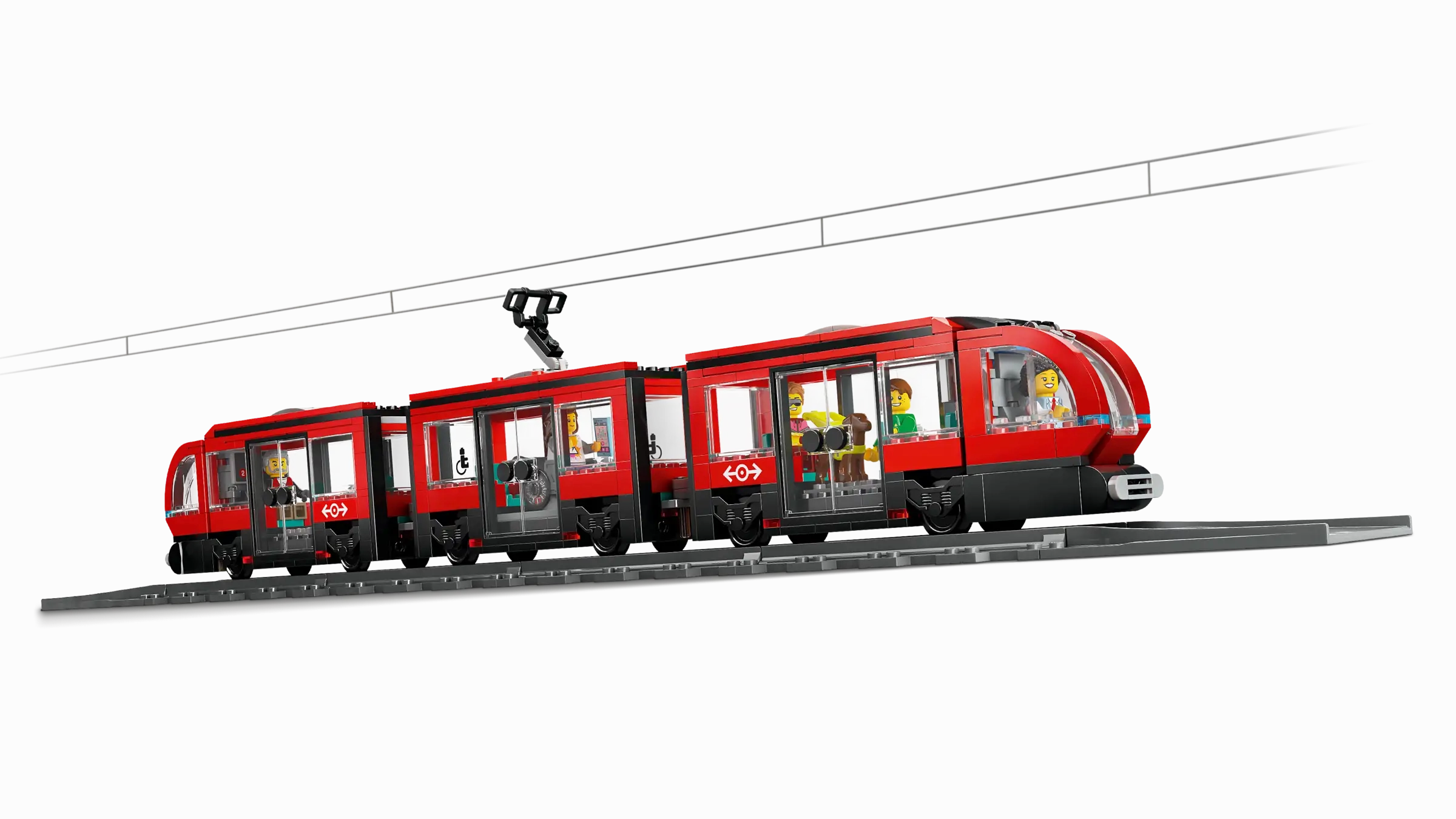 LEGO CITY 60423 Downtown Streetcar and Station