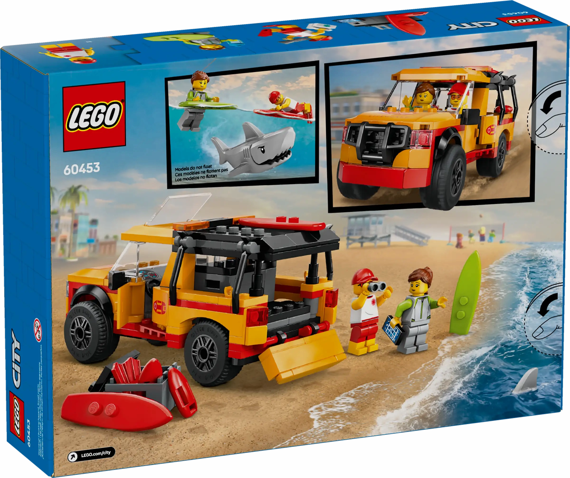 LEGO CITY 60453 Lifeguard Beach Rescue Truck