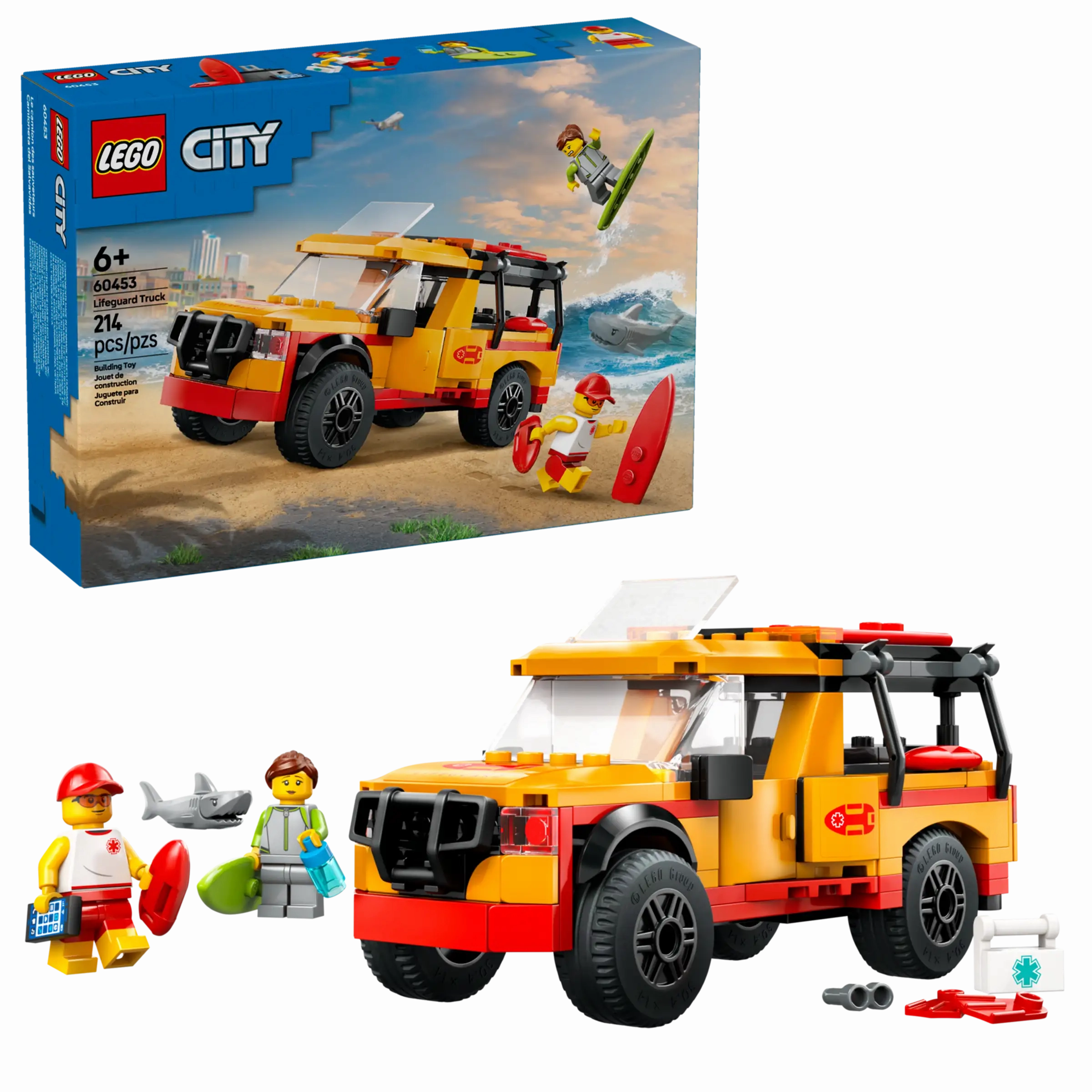 LEGO CITY 60453 Lifeguard Beach Rescue Truck
