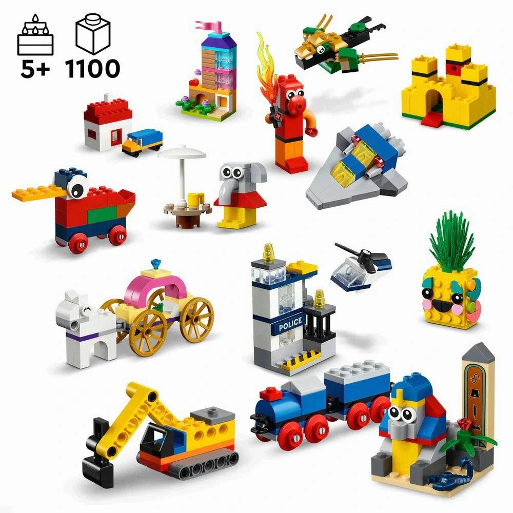 LEGO CLASSIC 11021 90 Years of Play Bricks Iconic Models Set
